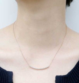 vendome aoyama ダイヤモンド リュール ネックレス 0.38ct