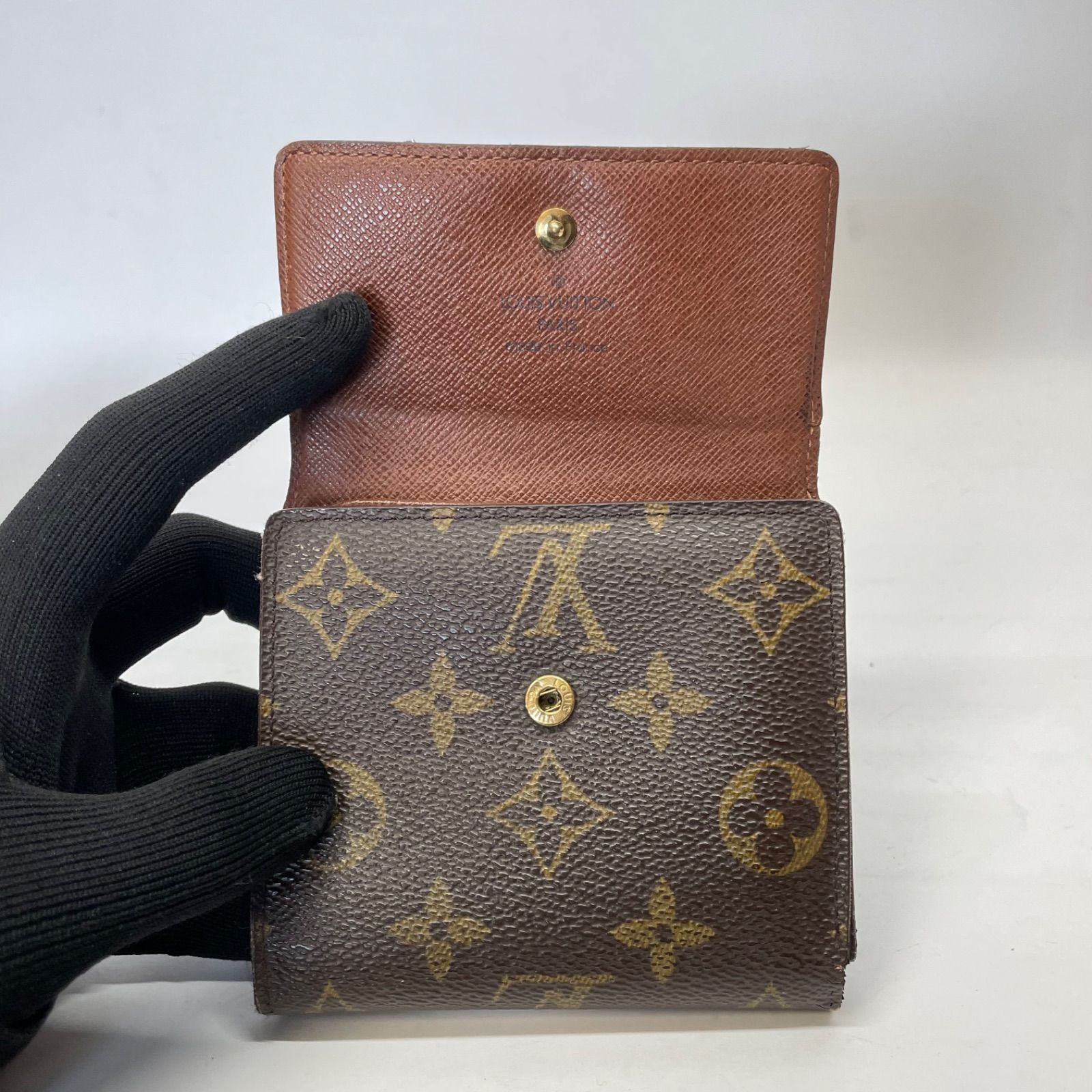 2760 良品 ルイヴィトン モノグラム 三つ折り財布 エリーズ 2972 LOUIS VUITTON ルイヴィトン モノグラム 三つ折り財布 エリーズ