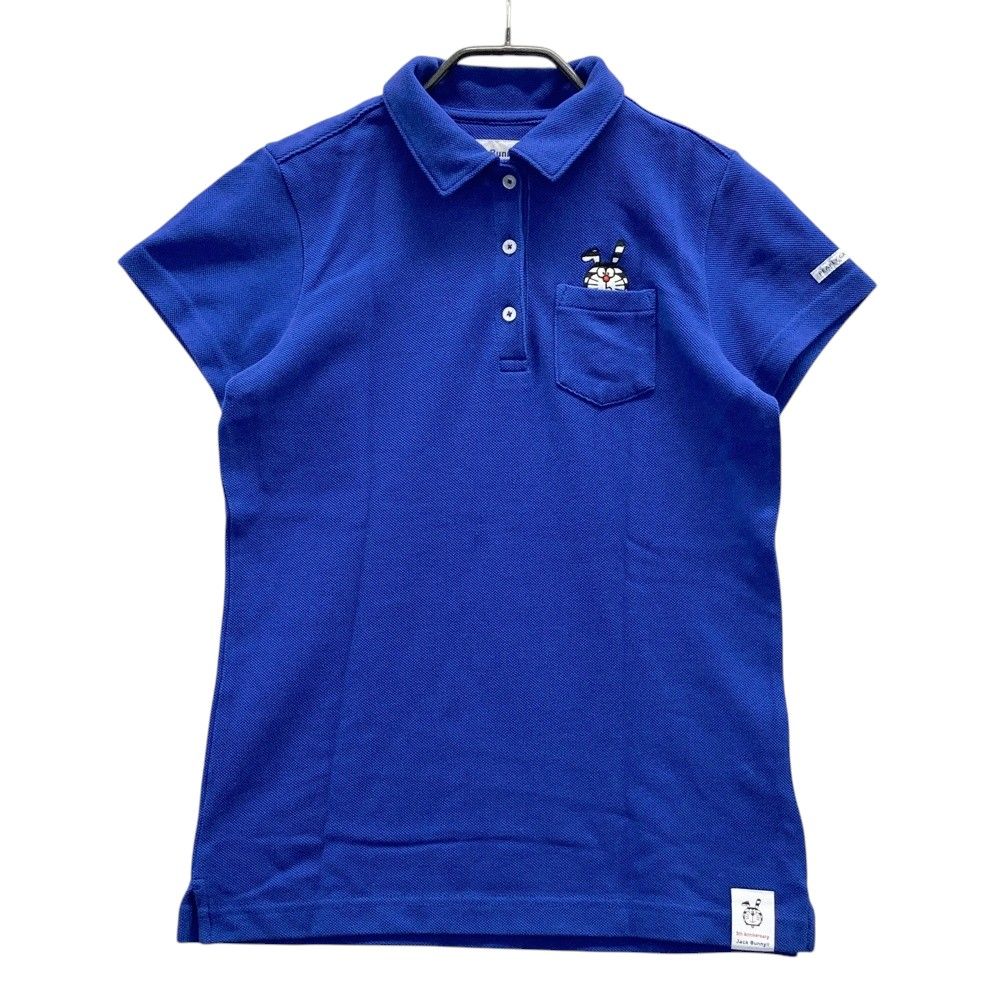 JACK BUNNY ジャックバニー ×ドラえもん 半袖ポロシャツ グリーン系 サイズ：0 ランク：A- 【中古】ゴルフウェア ポロシャツ  中古ゴルフウェア通販サイトSTST(ストスト) Jack Bunny!! ドラえもんポロシャツ サイズ5