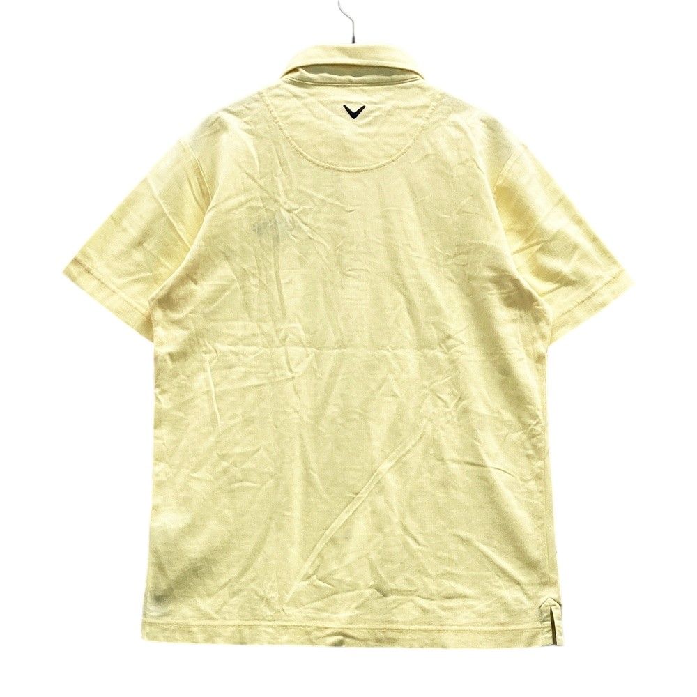 サイズ：M CALLAWAY キャロウェイ 半袖ポロシャツ ボタンダウン 総柄