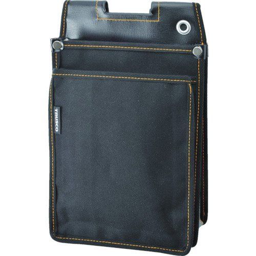 TRUSCO トラスコ 外線工事用電工腰袋 前ポケット付 TDO L BK