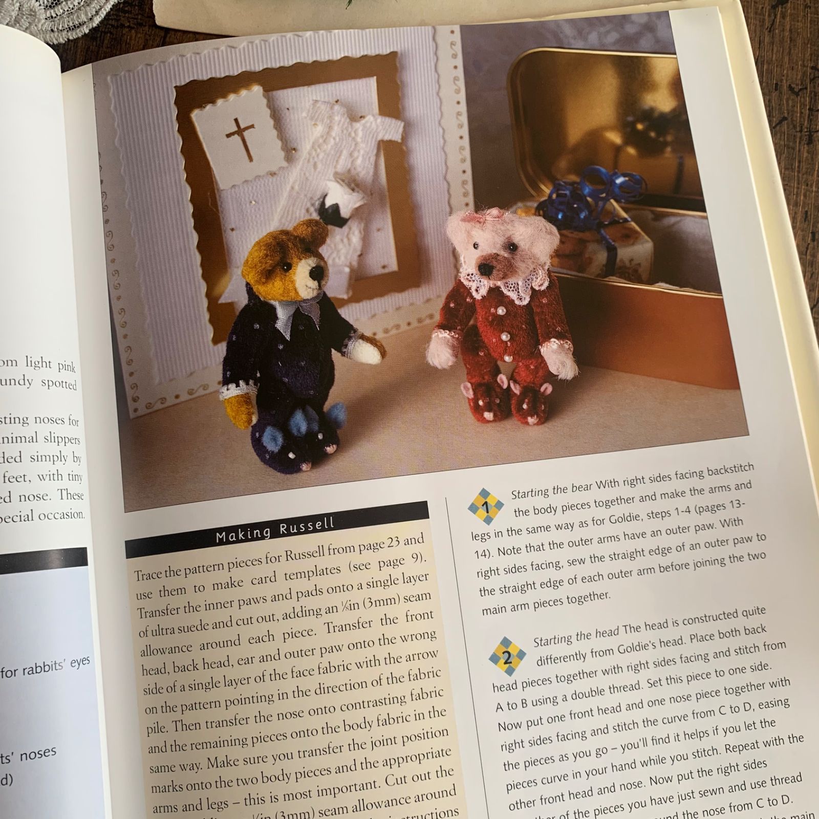 クリクリスマスギフトにぴったり ヴィンテージ テディベア＆イギリス