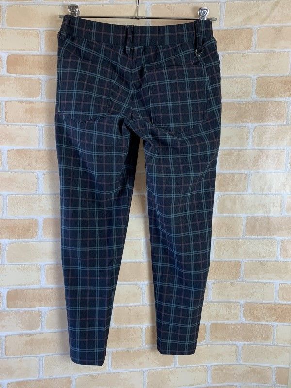 RESOUND CLOTHING リサウンドクロージング スラックス イージーパンツ タイトテーパード チェック柄 裏起毛パンツ RC34-ST-016HT ブラック 1 44846564