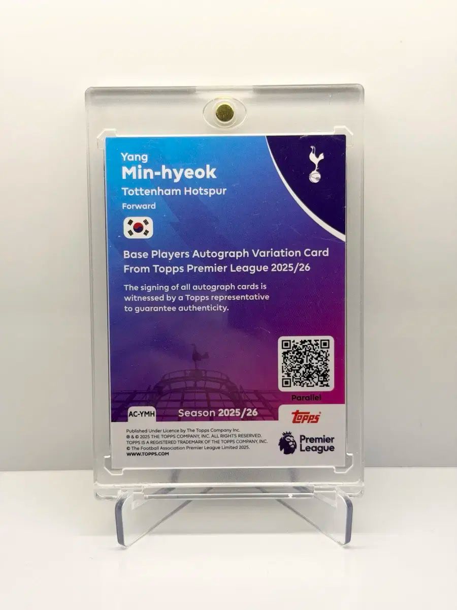 50 トッテナム ハン HAN ミニョク MINHYUK オート サインカード TOPPS トップス