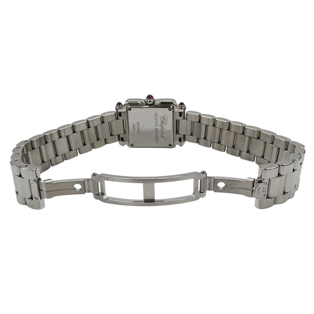 【中古品】Chopard スクエアフェイス 時計 ピンク 時計 ショパール｜WATCHNIAN公式通販