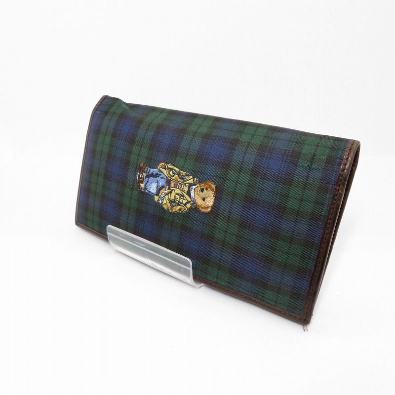 瀬戸大橋店 POLO RALPH LAUREN ポロ ラルフローレン 長財布 ネイビー 124