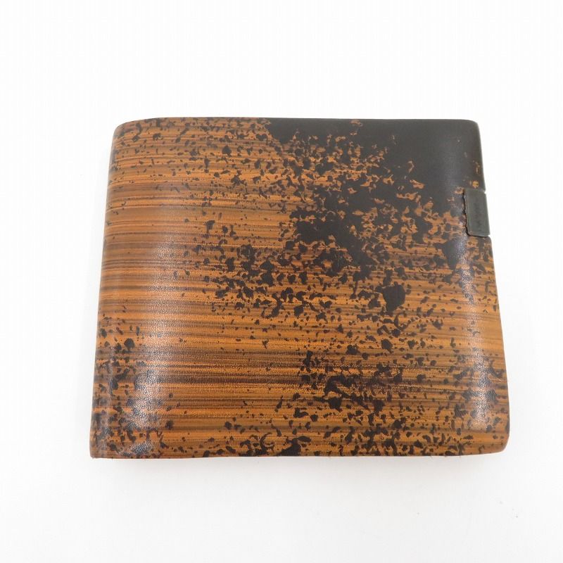 瀬戸大橋店 所作 shosa ショサ 三つ折り財布 - ブラウン 124