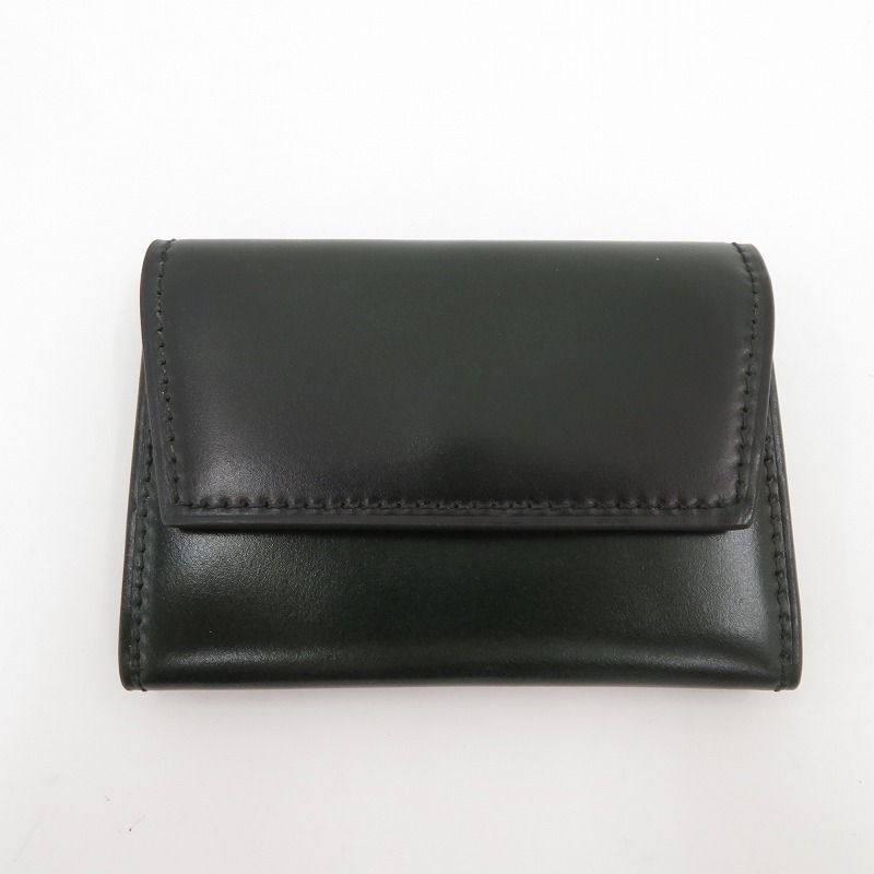 瀬戸大橋店 コインケース yuhaku コードバン YFC150 グリーン 124