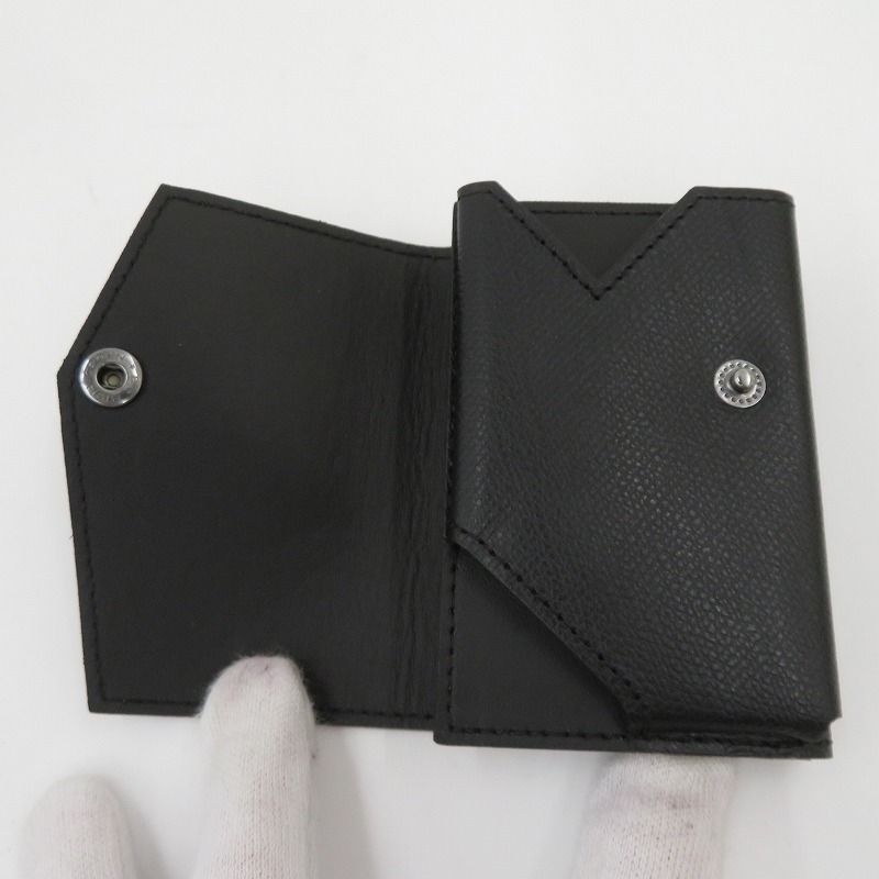  abrAsus アブラサス 札入れ 小さい財布 - ブラック 124 その他 小物