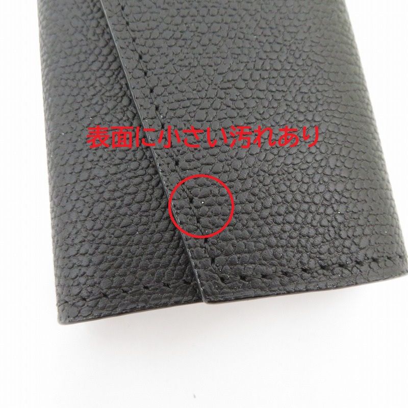  キーケース valextra 6連キーケース ブラック 124 その他 小物