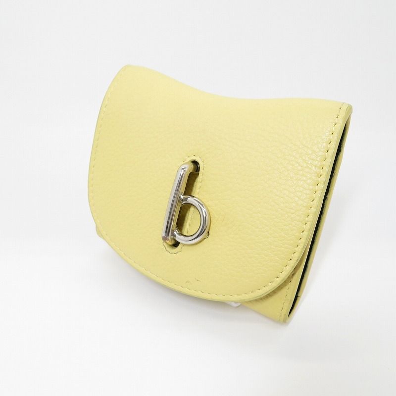 瀬戸大橋店 BURBERRY バーバリー 三つ折り財布 ロッキングホース 8081668 イエロー 124