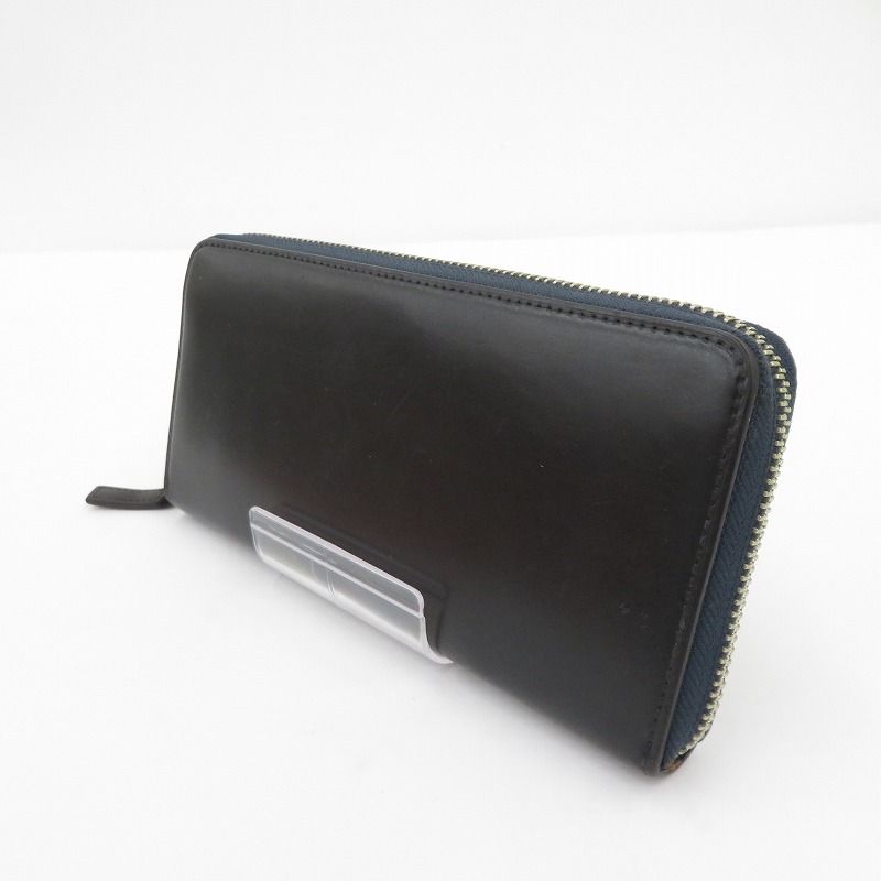 瀬戸大橋店 CYPRIS キプリス 長財布 Cordovan - Ruga Shoulder 5330 ダークネイビー 124