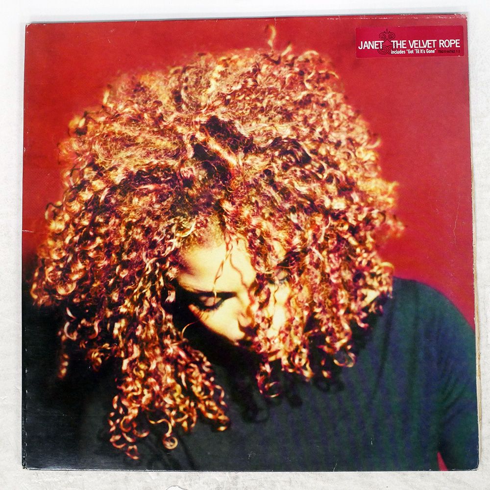 ジャンク UK盤 JANET JACKSON VELVET ROPE VIRGIN V2860 LP