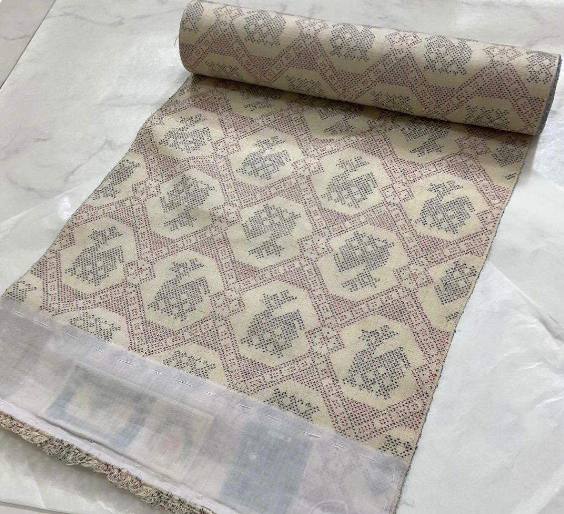 kimono one kimonoarisa 厳選 本場結城紬 有栖川模様 反物 証紙付き 正絹 12 m 着物帯小紋普段着訪問着附下留袖色無地名古屋帯袋帯洒落袋帯半幅帯