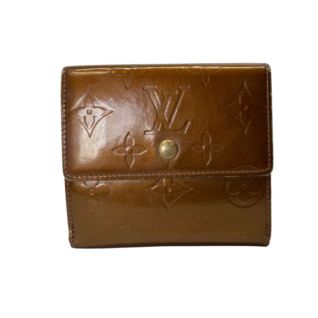 3005 LOUIS VUITTON ルイヴィトン ヴェルニ 三つ折り財布 エリーズ