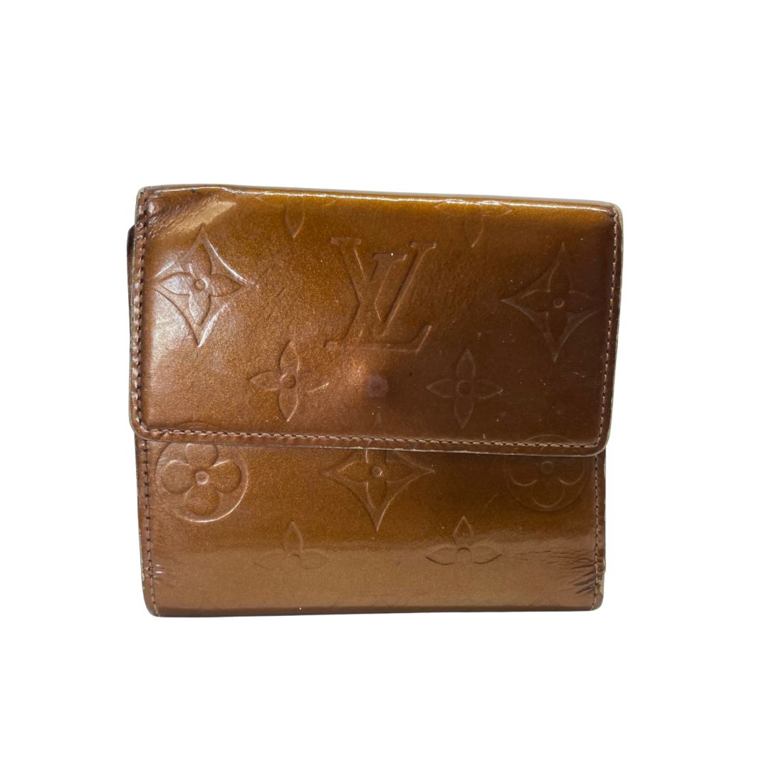 3005 LOUIS VUITTON ルイヴィトン ヴェルニ 三つ折り財布 エリーズ