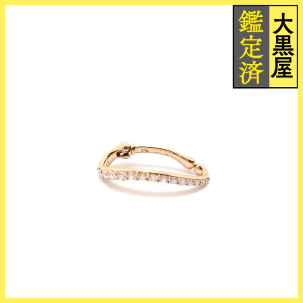 ノンブランドジュエリー Las.sel グラデーションダイヤモンド イヤーカフ K 18 PG ダイヤモンド 0.40 ct 片耳用 460