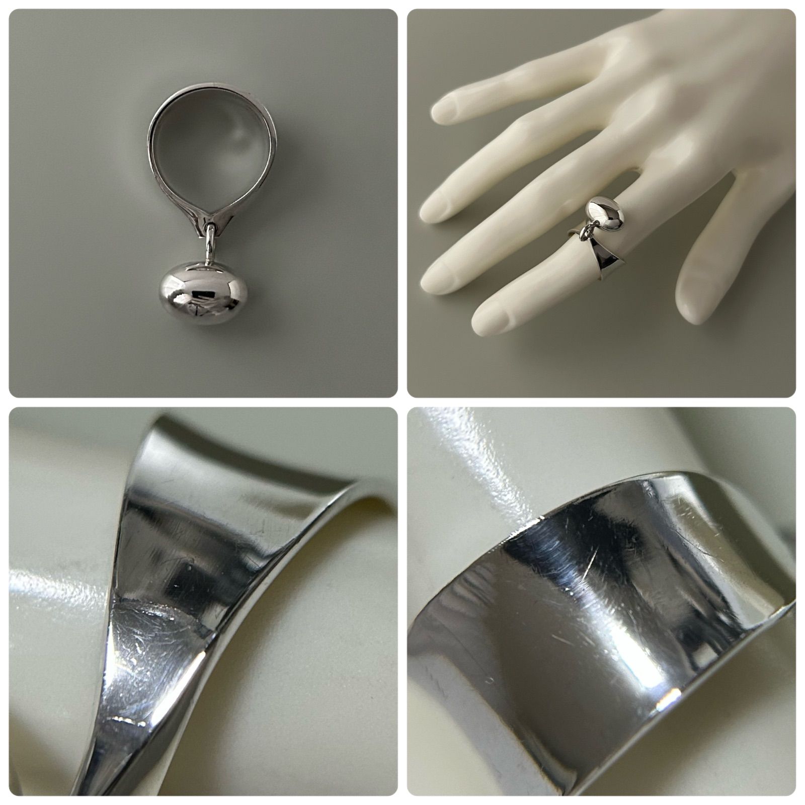 使用感大】 ジョージジェンセン リング 指輪 156 TORUN ヴィヴィアンナ