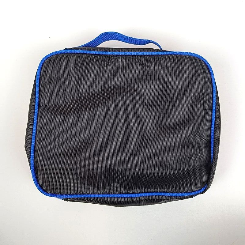 レア美品 dunhill ダンヒル トラベルポーチ ブラック×ブルー ナイロン