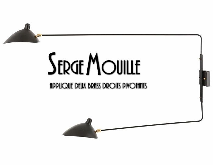 Serge Mouille セルジュムーユ ウォールランプ StW 2 ストレート2灯タイプ ウォールライト リプロダクト 壁掛け照明 ライト セルジュ ムーユ 照明 ランプ 北欧 おしゃれ