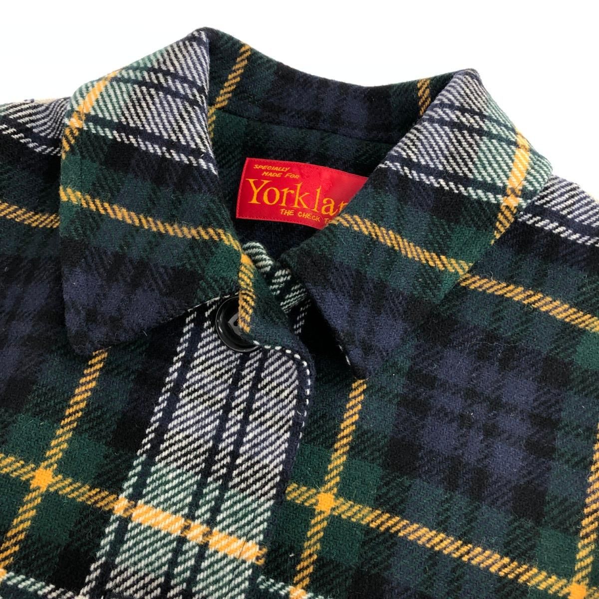 YORKLAND ヨークランド チェック柄コート サイズ:9 マルチカラー