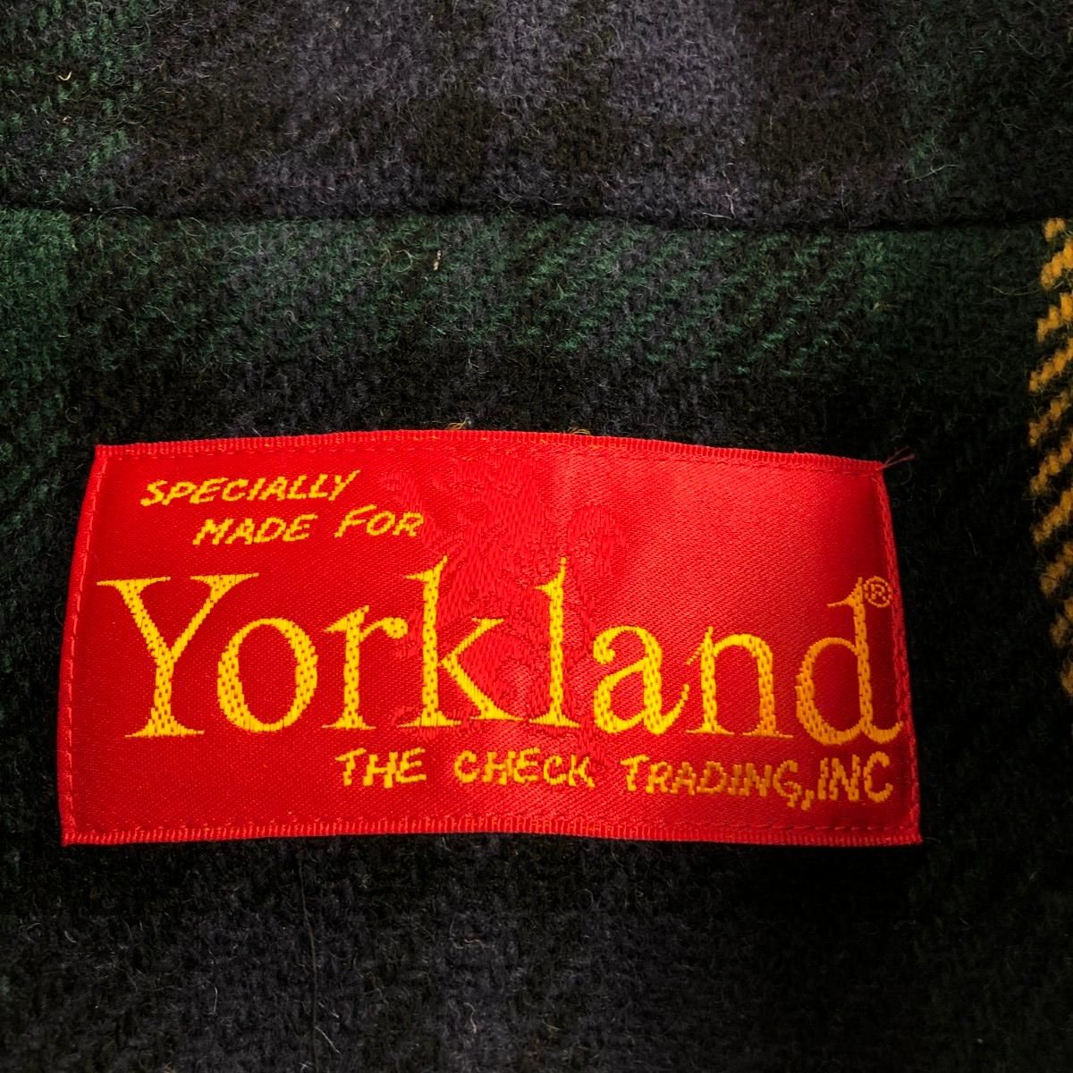 YORKLAND ヨークランド チェック柄コート サイズ:9 マルチカラー