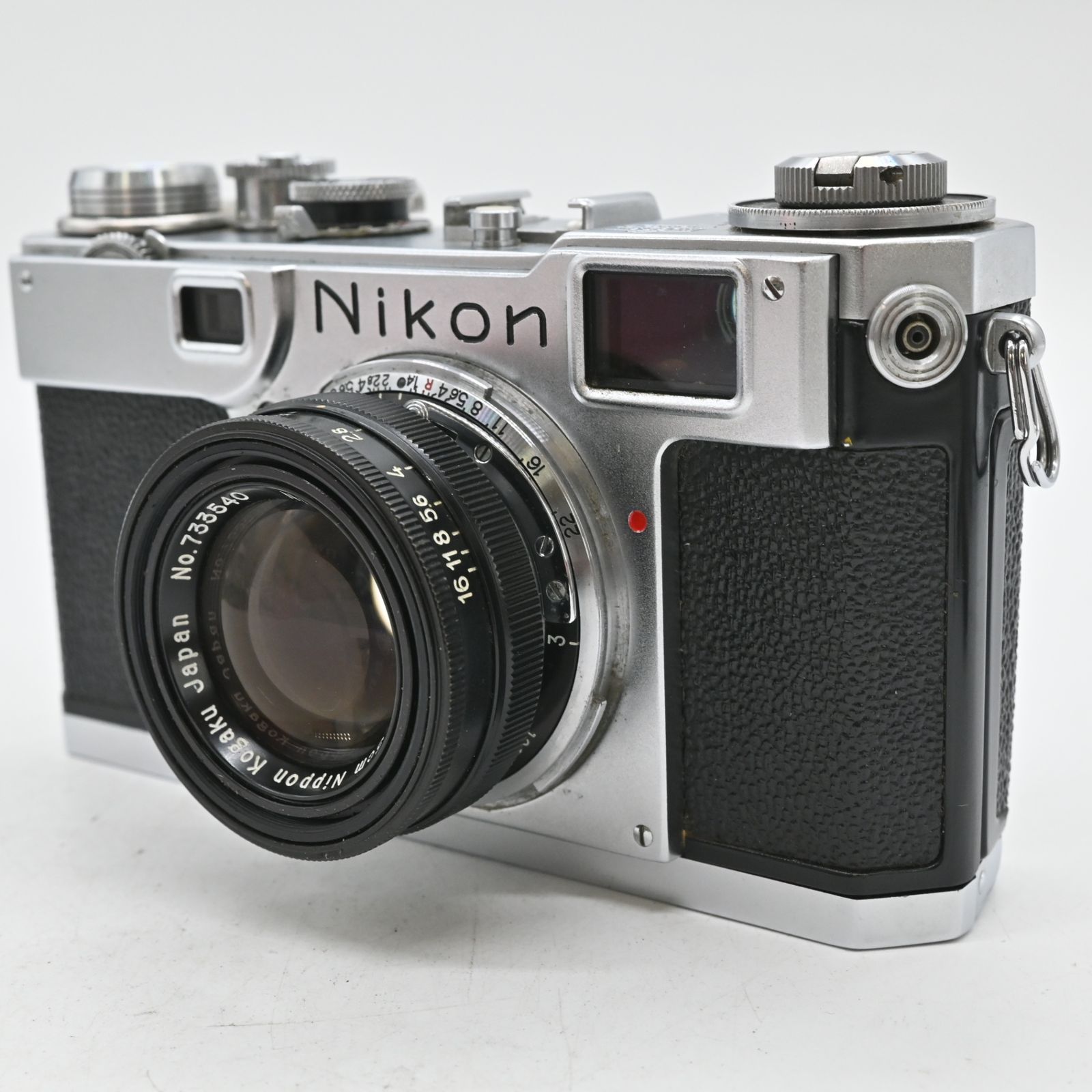 難有品 NIKON S-2後期型 ブラックダイヤル ニッコールH.C 5cm F2
