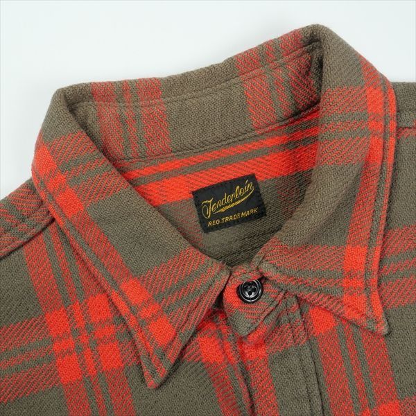 超希少品！TENDERLOIN テンダーロインT-FLANNEL SHT TENDERLOIN テンダーロイン T-PRINT FLANNEL CHECK SHT オープンカラー