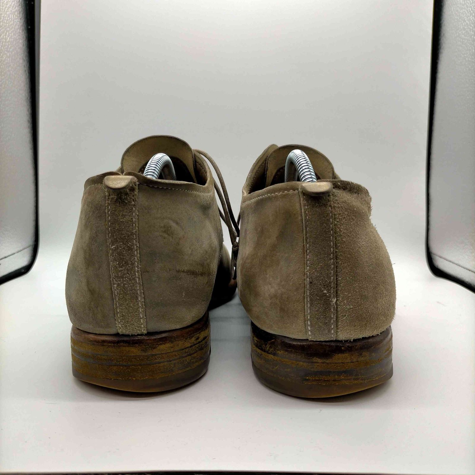 ユーズドフルギ 古着 Layer-0 マッケイ製法 Derby Shoes ダービー レザー シューズ 加工 メンズ EUR 41