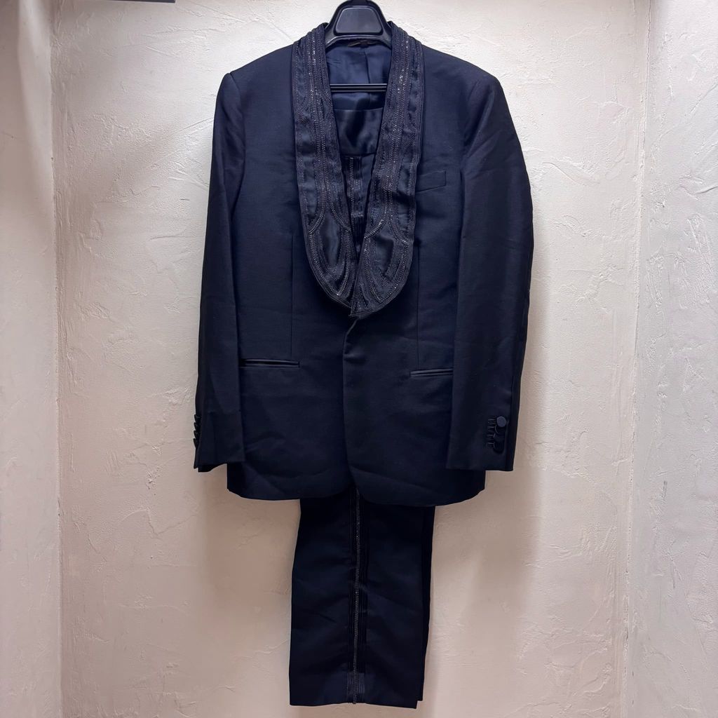 Roberto Cavalli ロベルトカヴァリ SET UP セットアップ CUX018R ブラック size 48 代官山A11