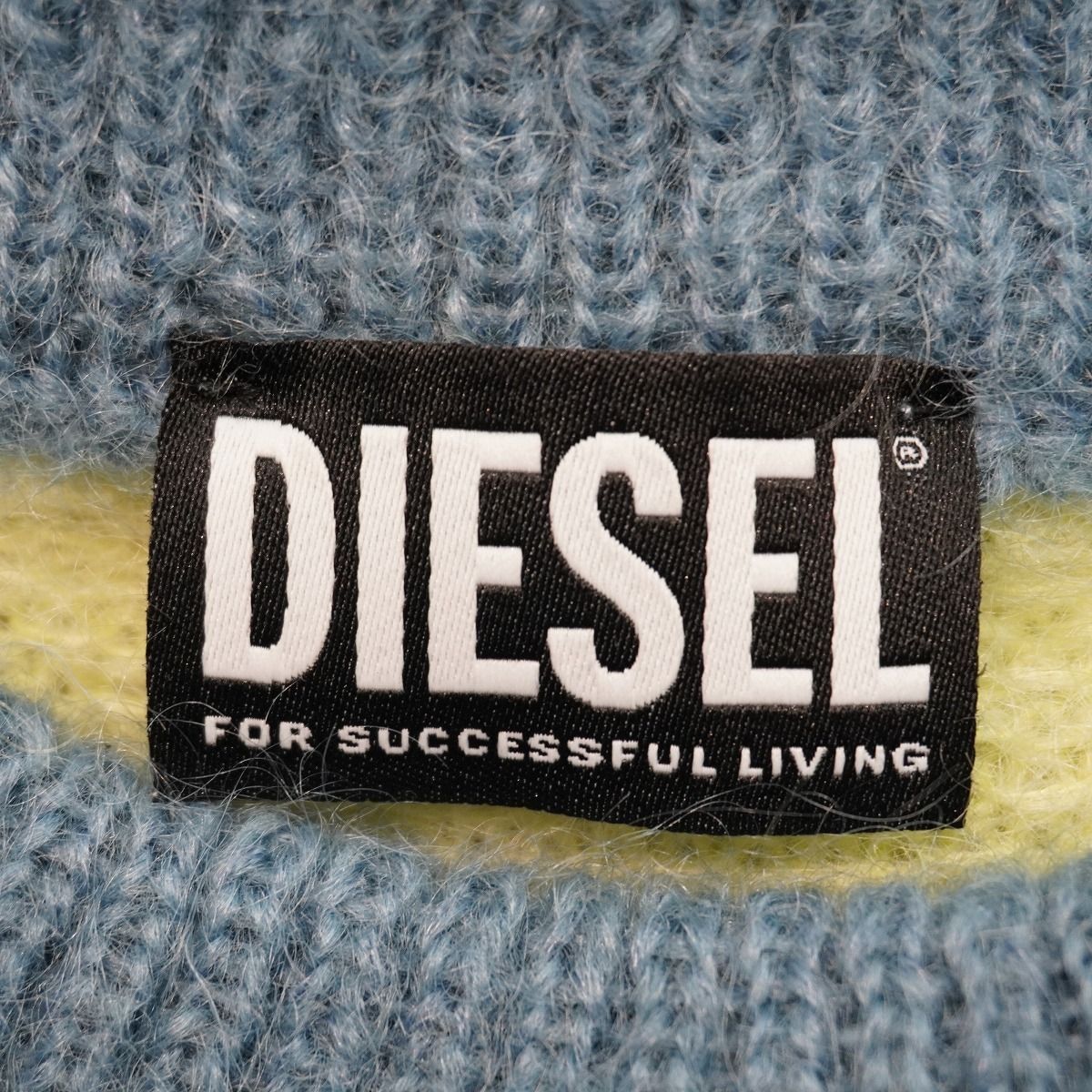 正規 DIESEL ディーゼル モヘア混 ニット セーター ミドルゲージ 起毛 