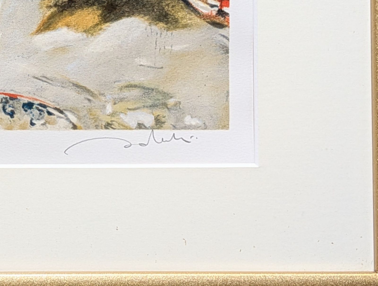 真作】ベルナール・ビュッフェ「女の遊び」リトグラフ 直筆サイン 版画