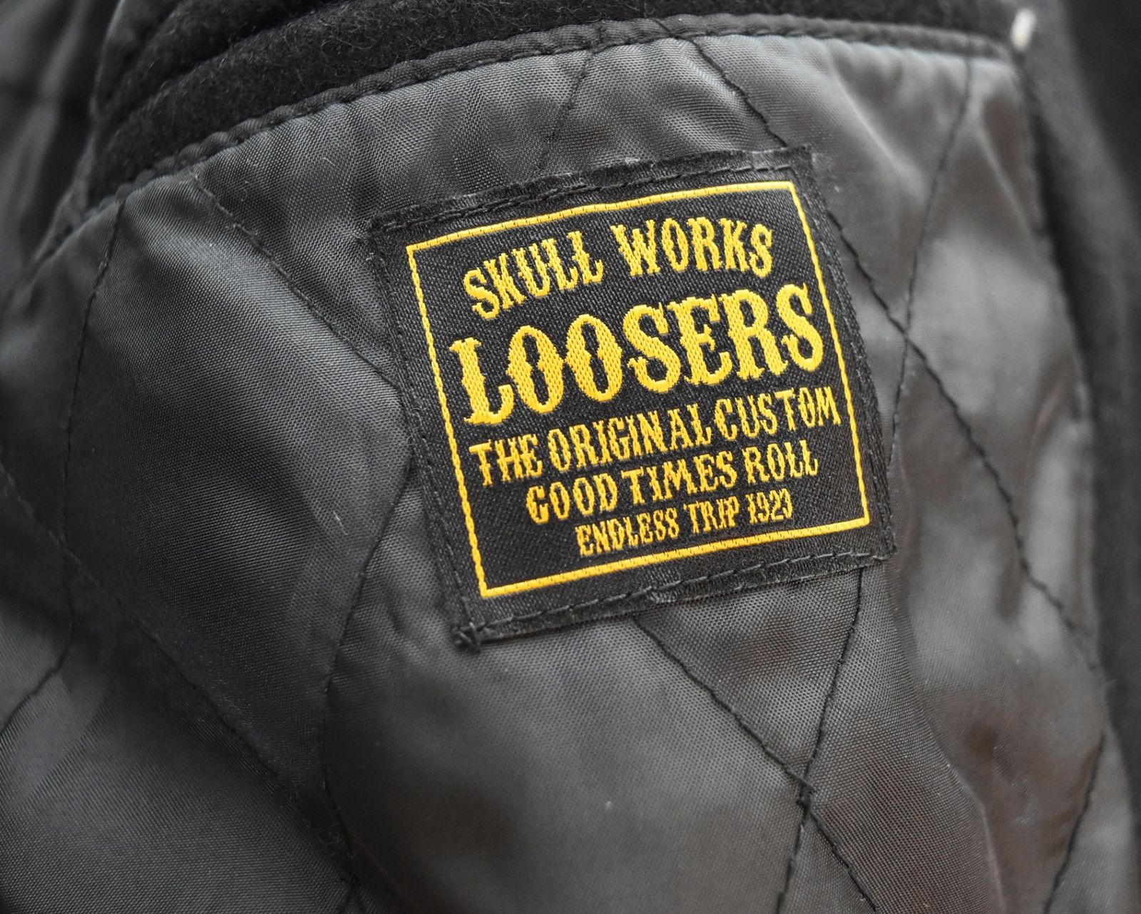 スカルワークス SKULL WORKS CROWS WORST スカル刺繍 スタジャン