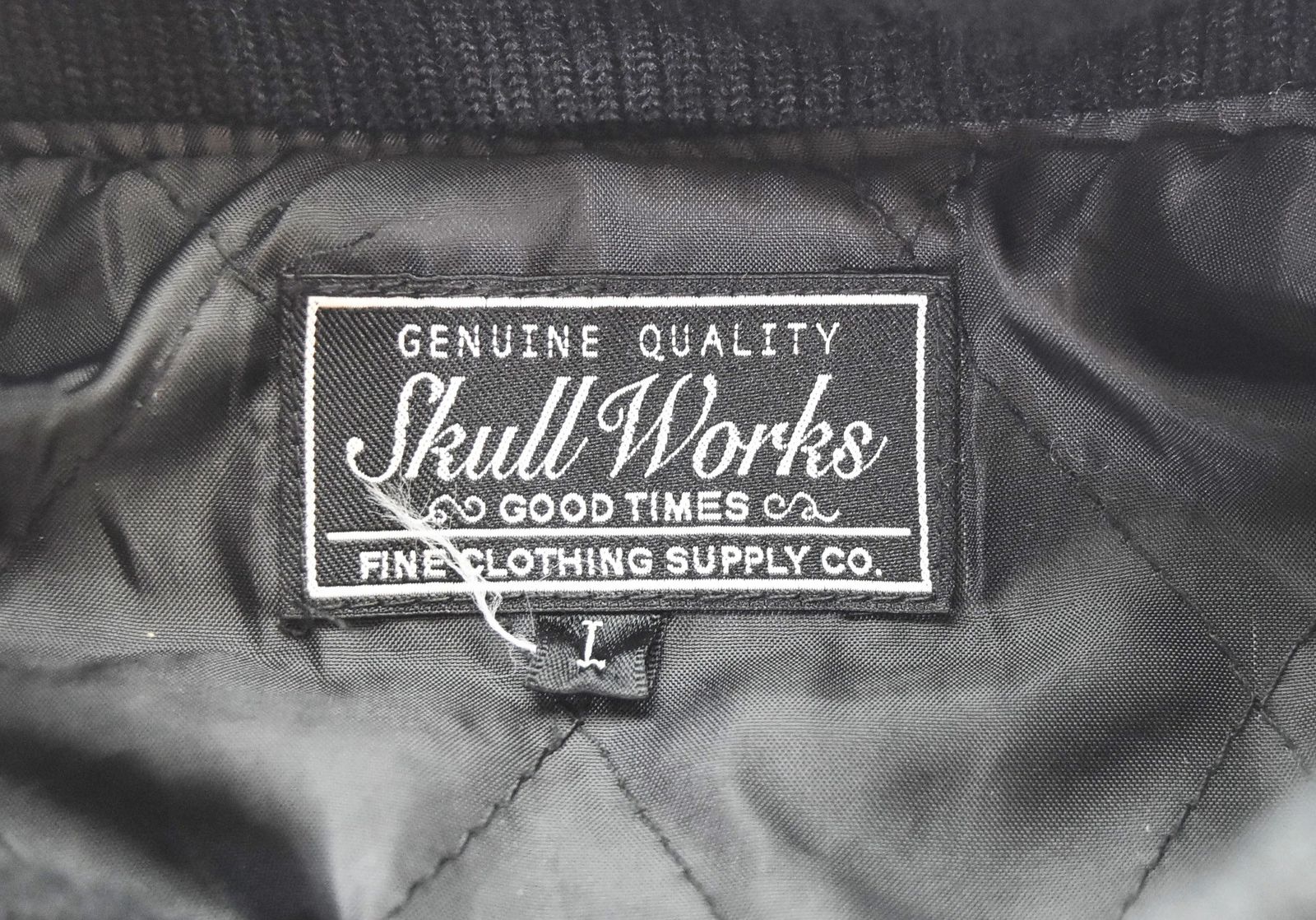 スカルワークス SKULL WORKS CROWS WORST スカル刺繍 スタジャン