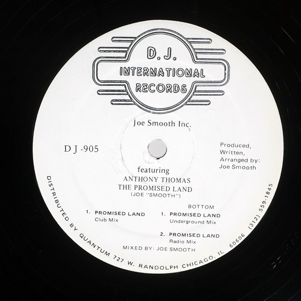 US盤 JOE SMOOTH/PROMISED LAND/D.J. DJ905 12
