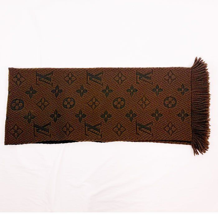 ルイ ヴィトン Louis Vuitton マフラー エシャルプロゴマニア ブラウン