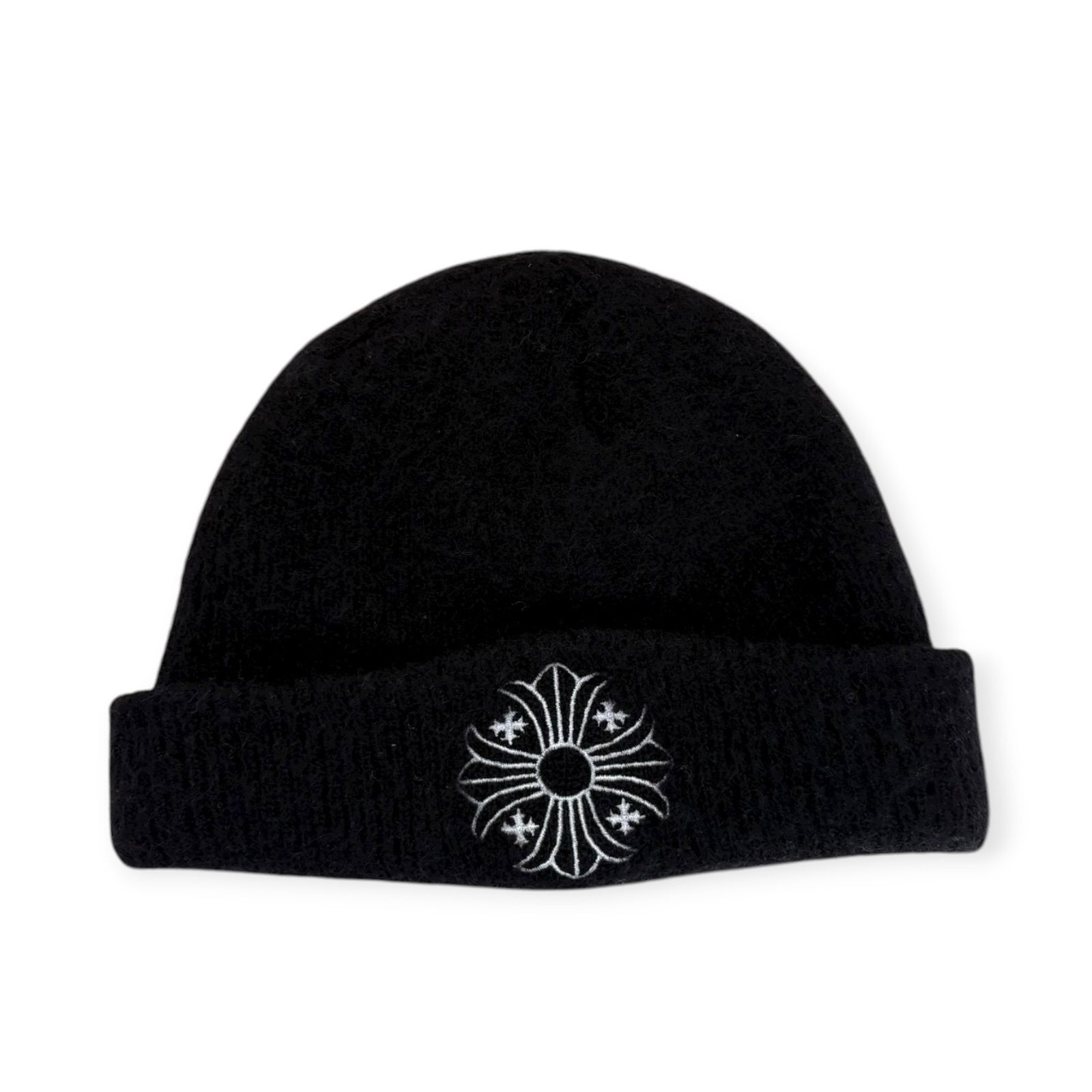 CHROME HEARTS クロムハーツ CHプラス ウールニット帽 ビーニー ブラック