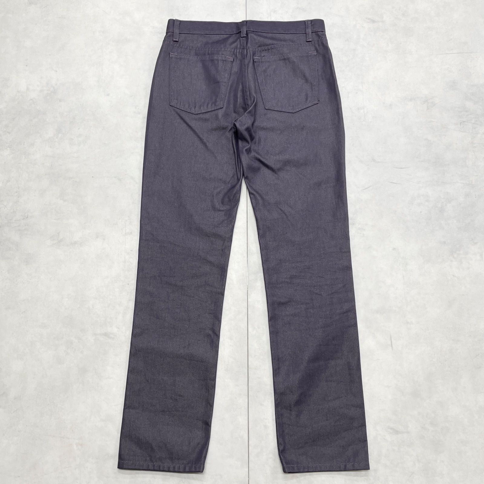 HELMUT LANG ヘルムートラング デニムパンツ コットン シルク パープル イタリア製 レディース 27