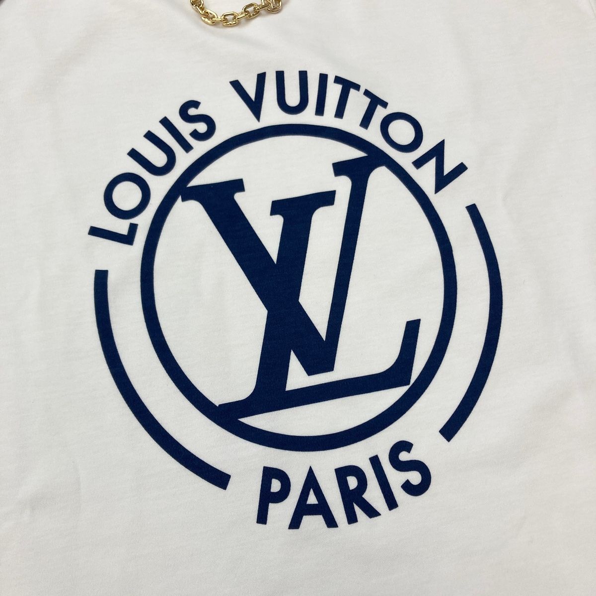 LOUIS VUITTON ルイヴィトン フロックド LV Tシャツ S 半袖Tシャツ