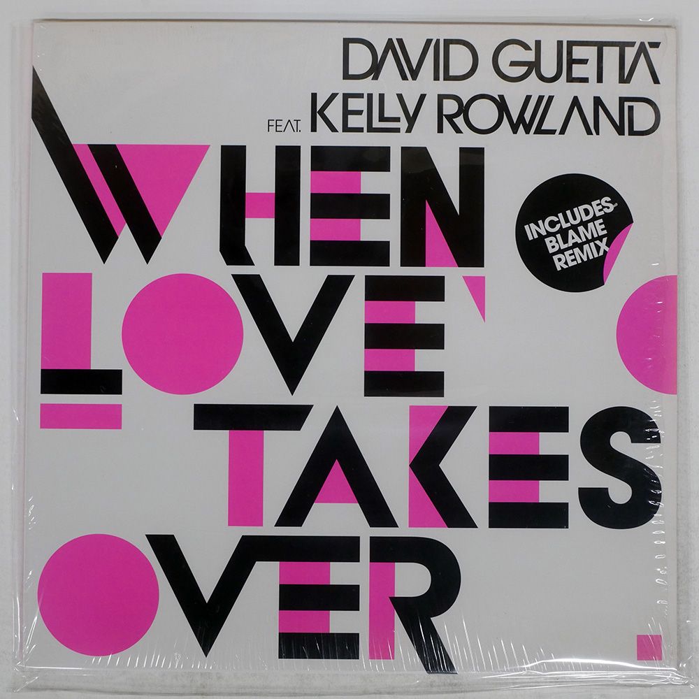 UK盤 DAVID GUETTA WHEN LOVE TAKES OVER VIRGIN 9675281 12