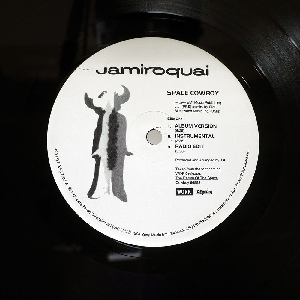 レコード US盤 JAMIROQUAI/SPACE COWBOY/WORK 4280000 12