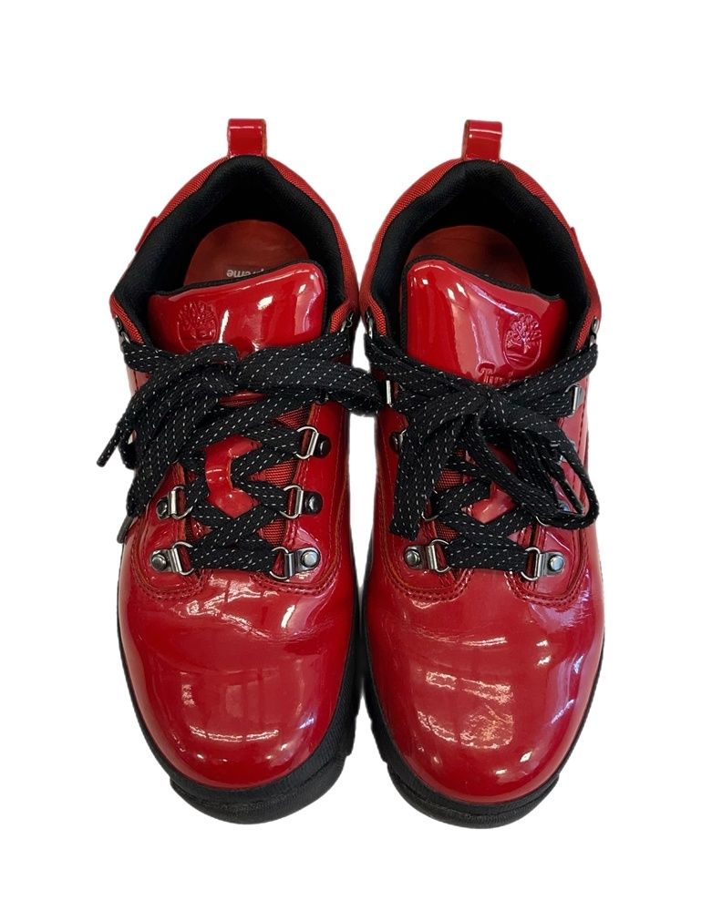 シュプリーム SUPREME × Timberland Patent Leather Euro Hiker Low