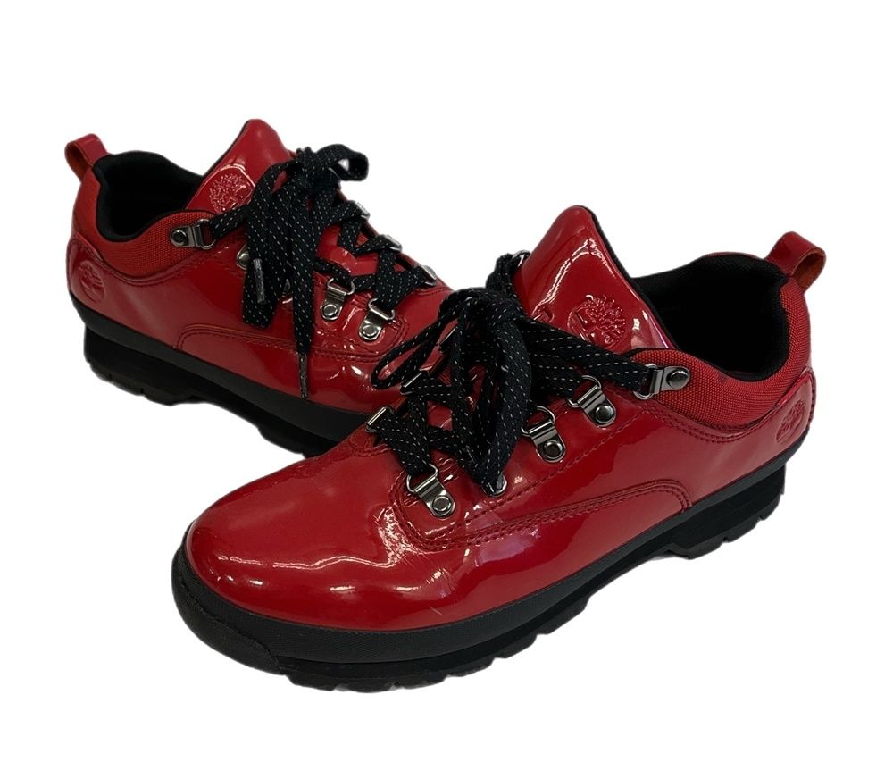 シュプリーム SUPREME × Timberland Patent Leather Euro Hiker Low