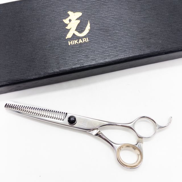 ヒカリシザーズHIKARI光シザーHIKARI SCISSORS 6032 オフセット シザー セニング 美容ハサミ すきばさみ 美容師 理容師 約40 右利き 6インチ sc2661