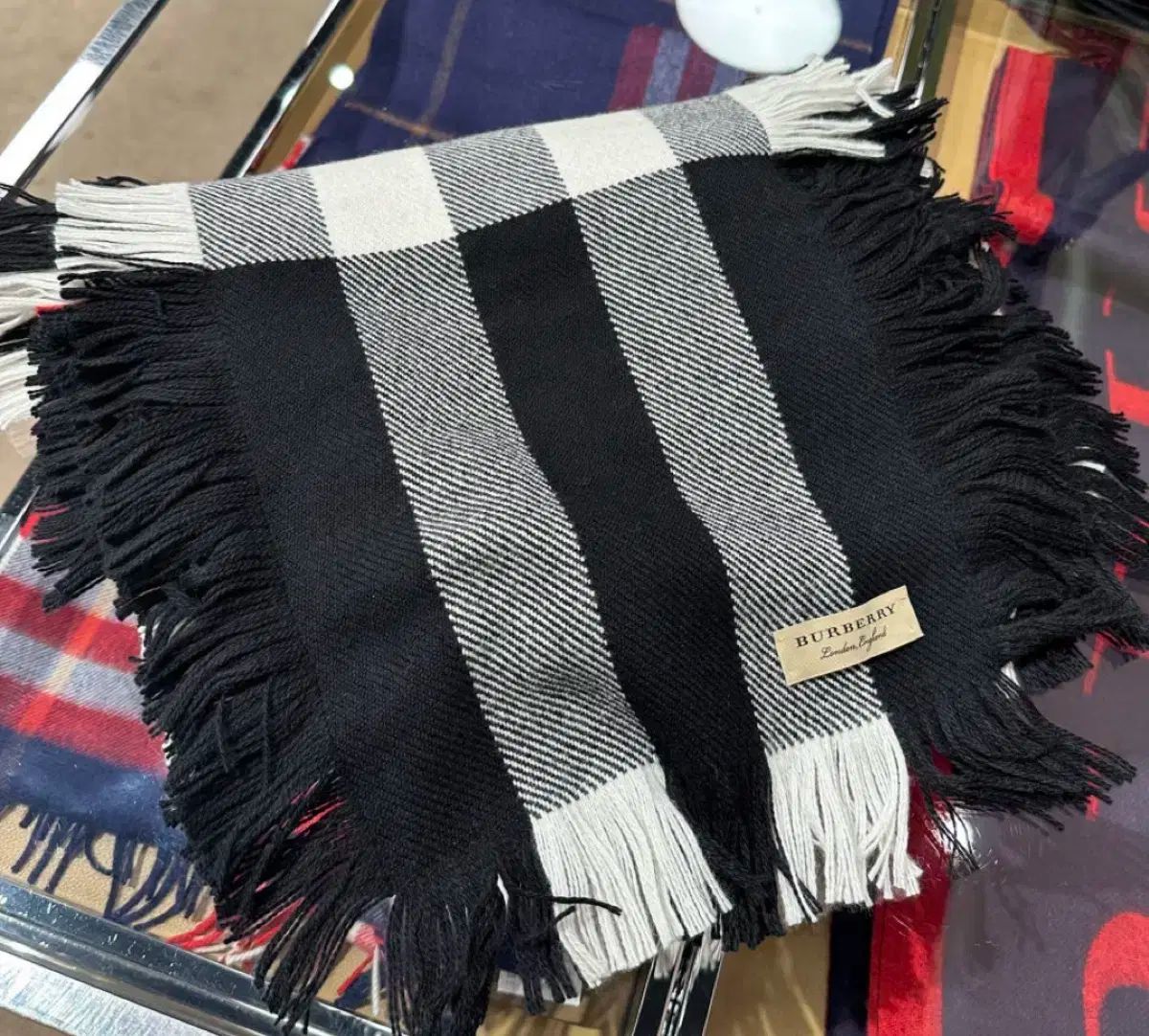 バーバリー チェック スカーフ兼マフラー