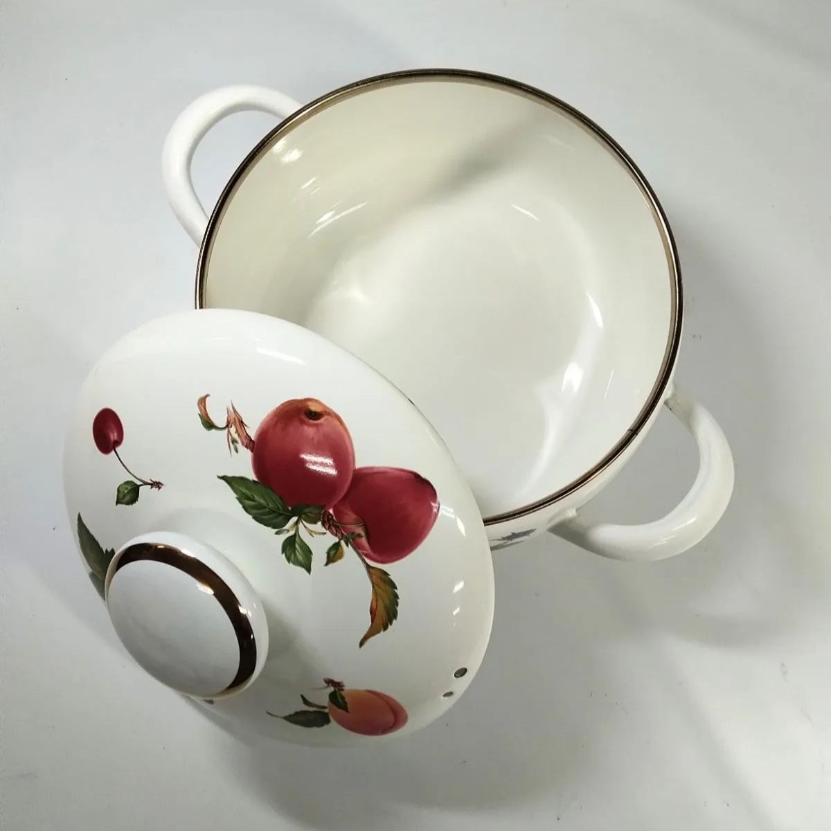 未使用あり】エジリー EJIRY フルータス コレクション ホーロー両手鍋