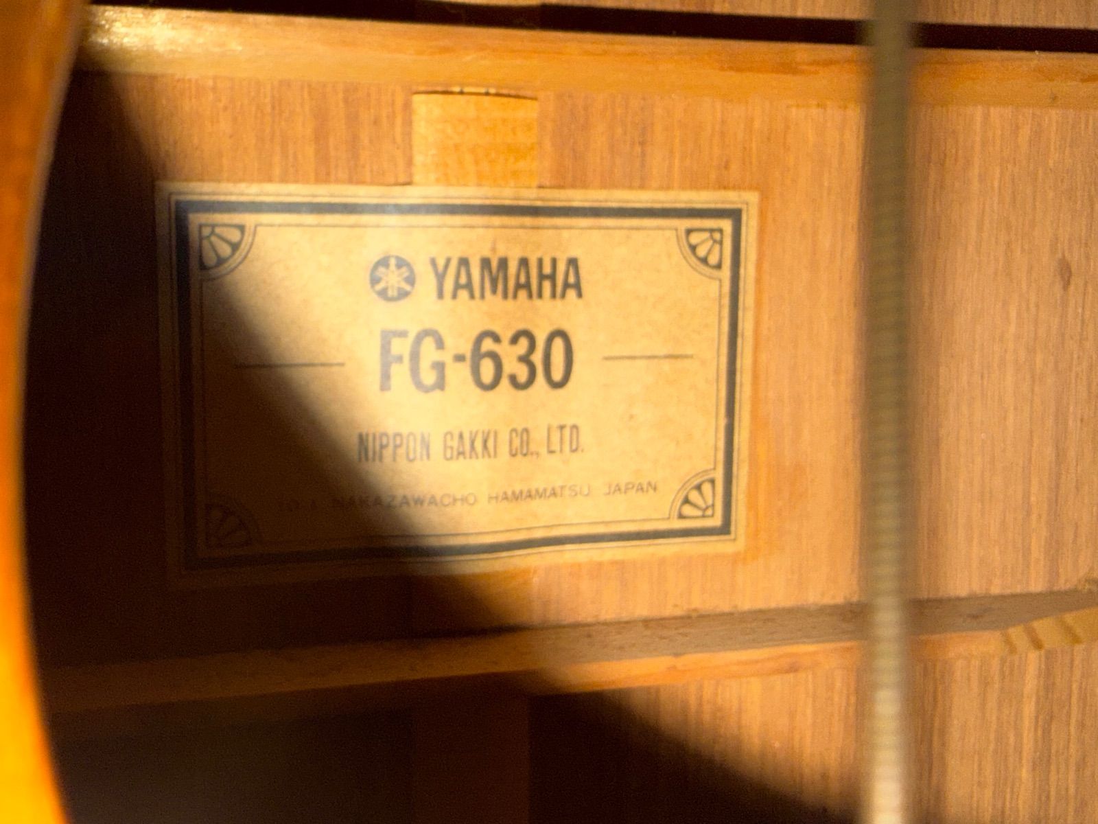 YAMAHA FG-630 12弦ギター グリーンラベル - メルカリ