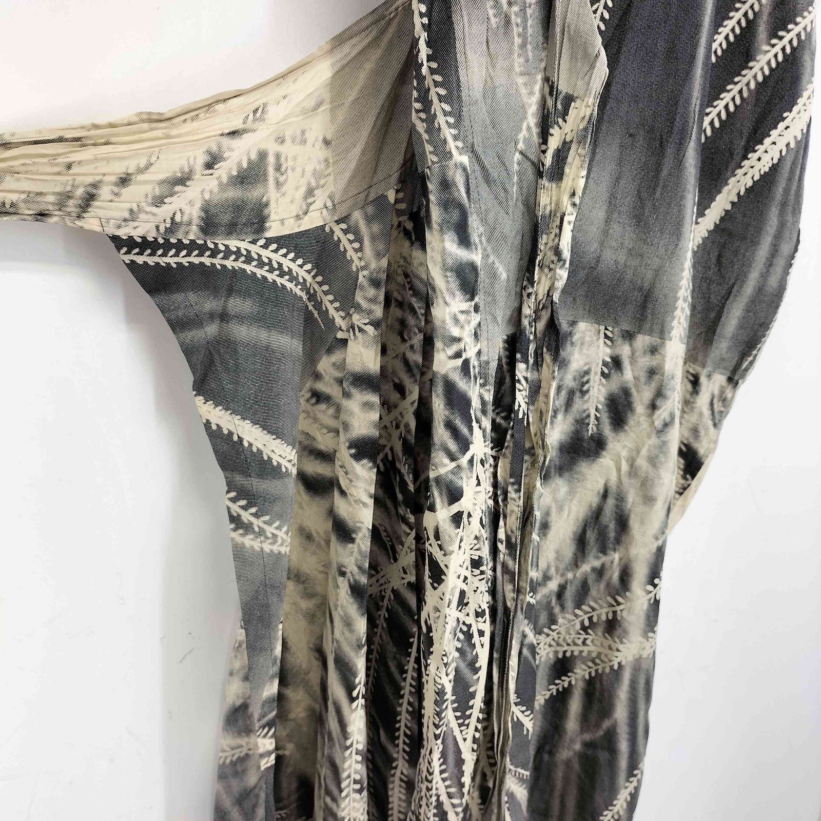 ヨーガンレール Jurgen Lehl コットンシルク ボタニカル柄 ノースリブ