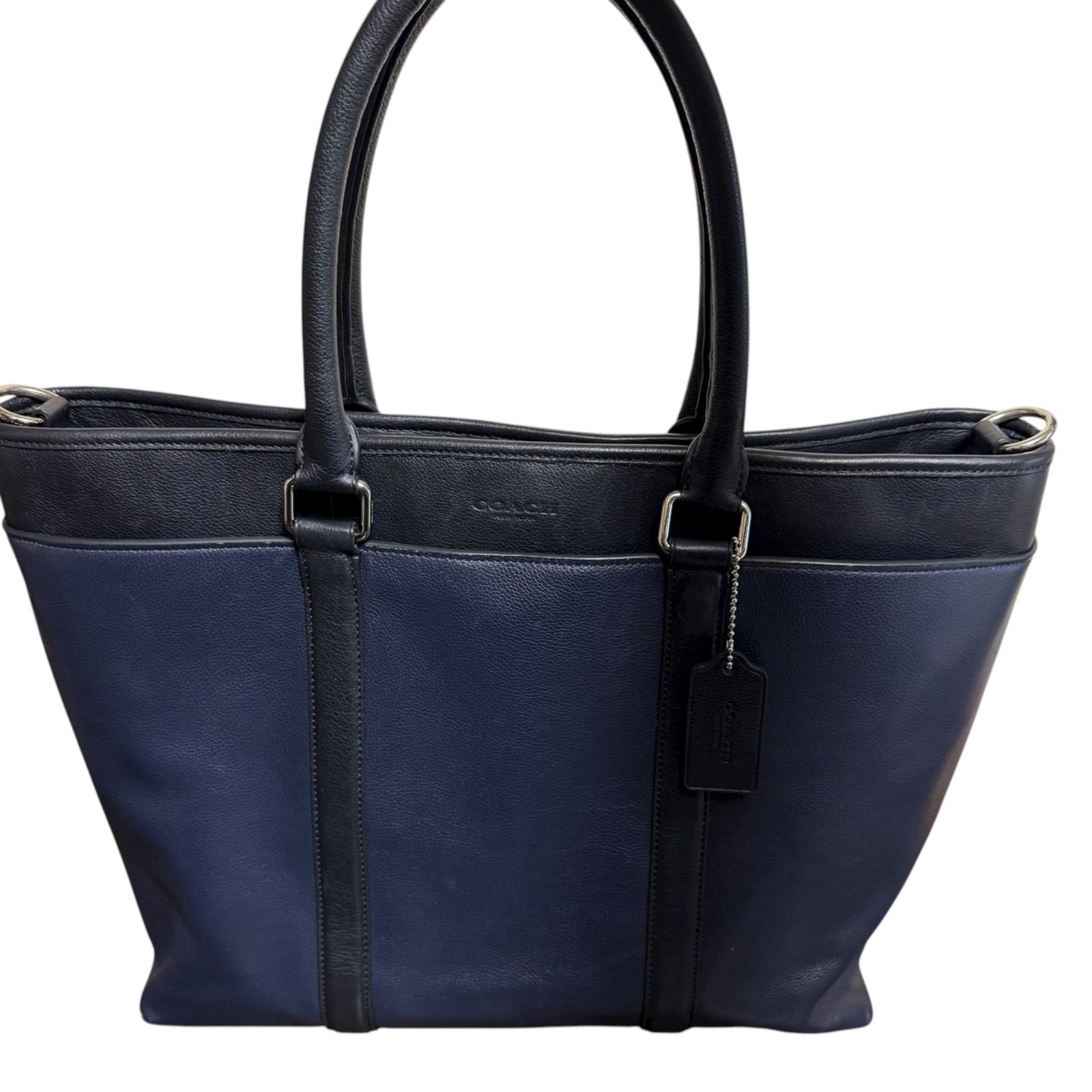 コーチ coach 2way トートバッグ レザー ブラック 黒 F54758 コーチ トートバッグ ショルダーバッグ ビジネスバッグ 2WAY 斜め掛け