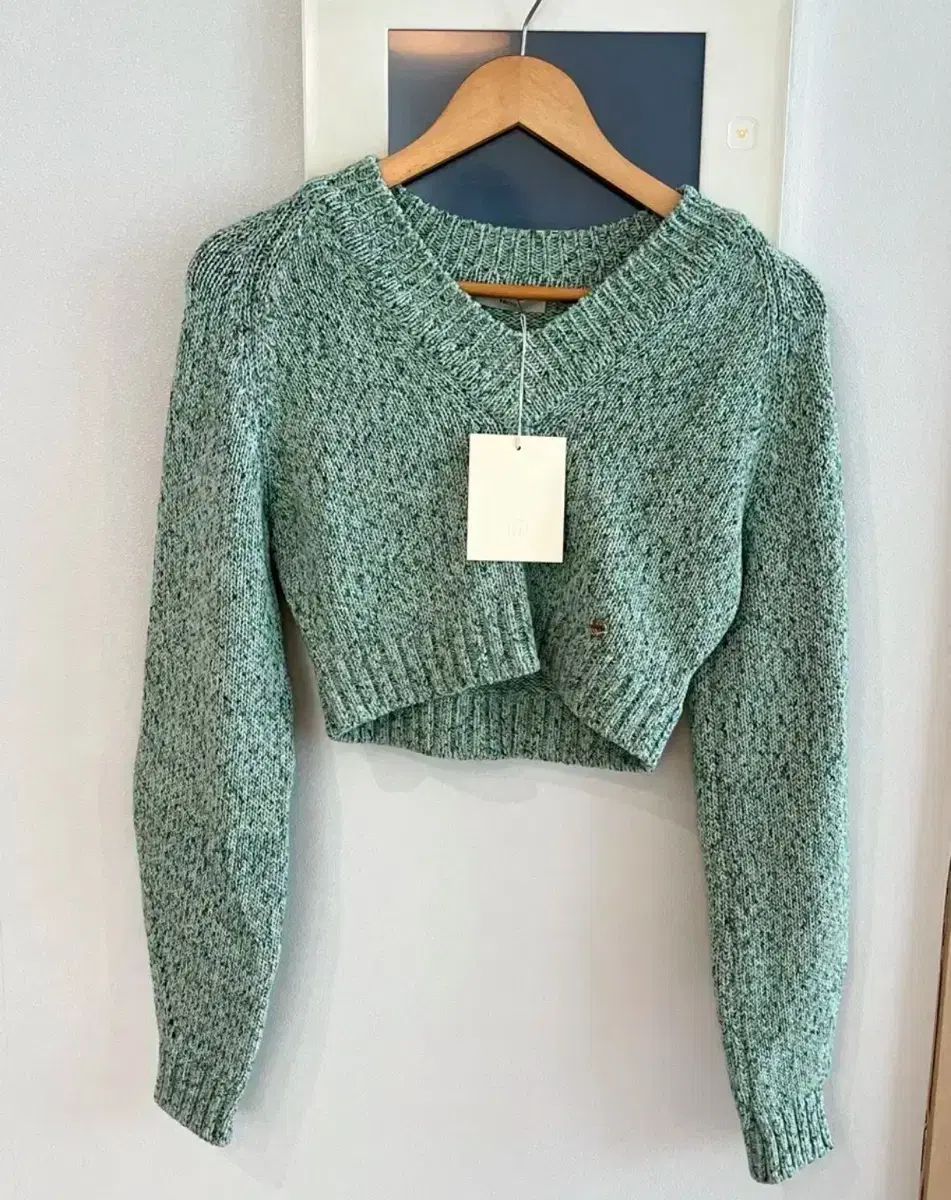 RECTO Vネック クロップド ニト ミント レクト